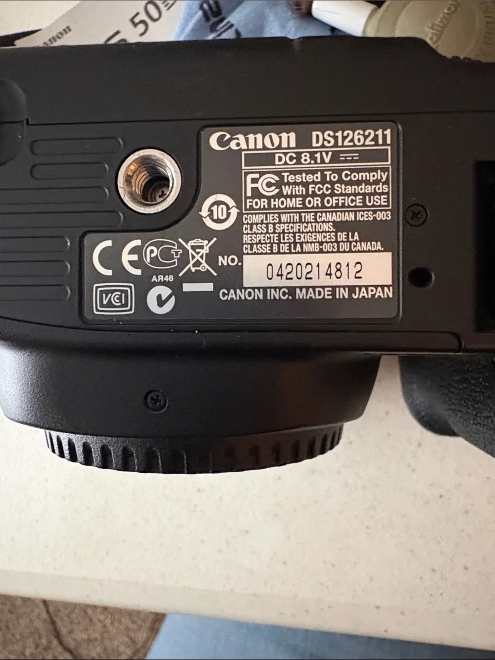 Canon EOS 50D DSLR Camera Body - Black